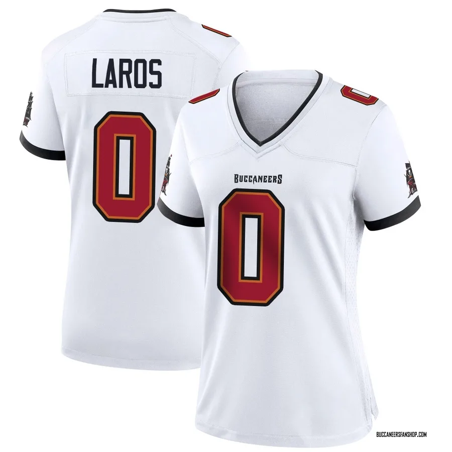 Aidan Laros Tampa Bay Buccaneers Women's Game Nike Jersey - White