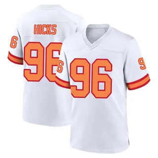 Akiem Hicks Tampa Bay Buccaneers Men's Game '76 Nike Jersey - White