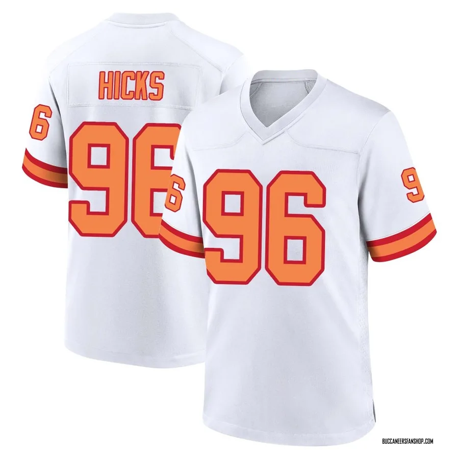Akiem Hicks Tampa Bay Buccaneers Men's Game '76 Nike Jersey - White