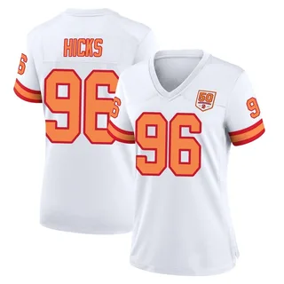 Akiem Hicks Tampa Bay Buccaneers Women's Game '76 50th Season Nike Jersey - White