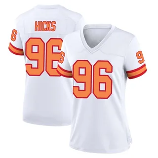 Akiem Hicks Tampa Bay Buccaneers Women's Game '76 Nike Jersey - White