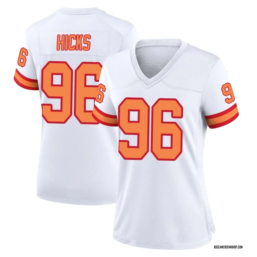 Akiem Hicks Tampa Bay Buccaneers Women's Game '76 Nike Jersey - White