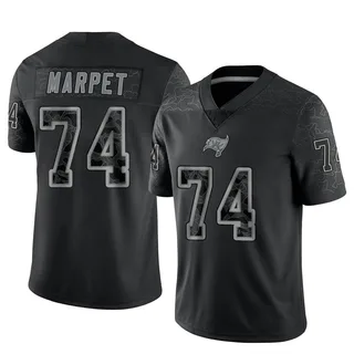 Ali Marpet Tampa Bay Buccaneers Men's Limited Reflective Nike Jersey - Black