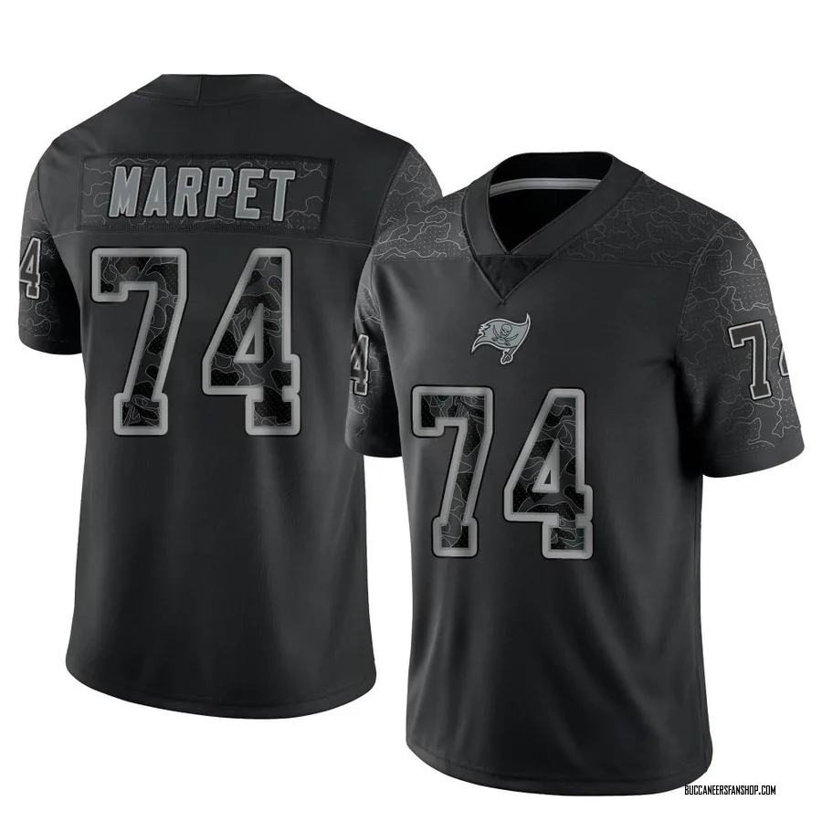 Ali Marpet Tampa Bay Buccaneers Men's Limited Reflective Nike Jersey - Black