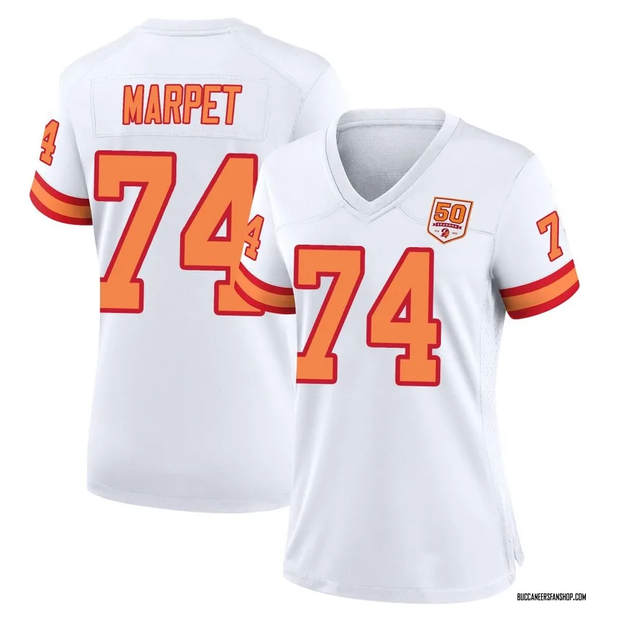 Ali Marpet Tampa Bay Buccaneers Women's Game '76 50th Season Nike Jersey - White