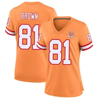 Antonio Brown Tampa Bay Buccaneers Women's Game sicle 50th Season Nike Jersey - Cream
