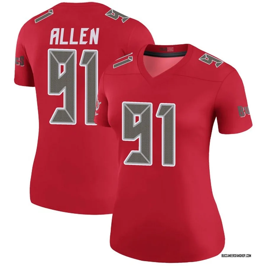 Beau Allen Tampa Bay Buccaneers Women's Color Rush Legend ...