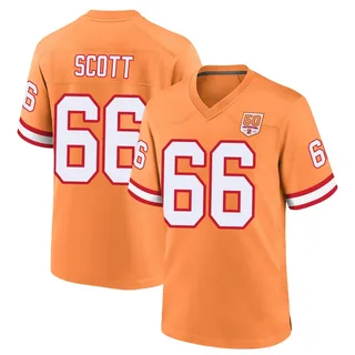 Ben Scott Tampa Bay Buccaneers Men's Game sicle 50th Season Nike Jersey - Cream