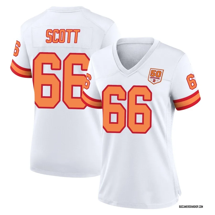 Ben Scott Tampa Bay Buccaneers Women's Game '76 50th Season Nike Jersey - White