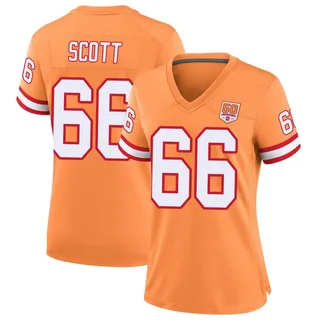 Ben Scott Tampa Bay Buccaneers Women's Game sicle 50th Season Nike Jersey - Cream