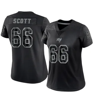 Ben Scott Tampa Bay Buccaneers Women's Limited Reflective Nike Jersey - Black