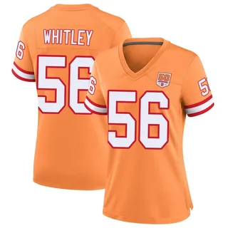 Benton Whitley Tampa Bay Buccaneers Women's Game sicle 50th Season Nike Jersey - Cream