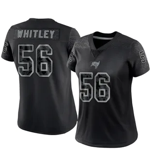 Benton Whitley Tampa Bay Buccaneers Women's Limited Reflective Nike Jersey - Black