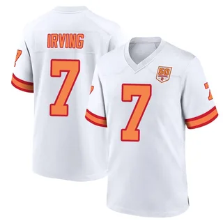 Bucky Irving Tampa Bay Buccaneers Youth Game '76 50th Season Nike Jersey - White