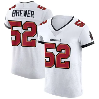 C.J. Brewer Tampa Bay Buccaneers Men's Elite Vapor Nike Jersey - White