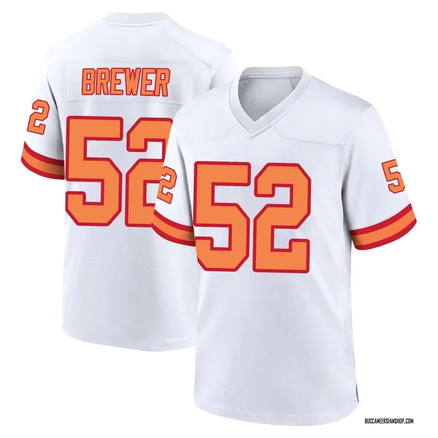 C.J. Brewer Tampa Bay Buccaneers Men's Game '76 Nike Jersey - White