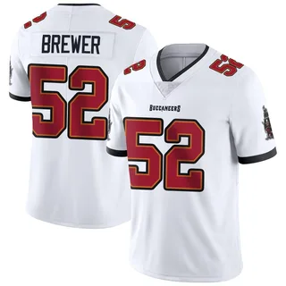 C.J. Brewer Tampa Bay Buccaneers Men's Limited Vapor Untouchable Nike Jersey - White