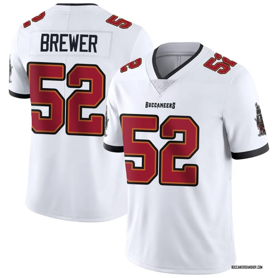 C.J. Brewer Tampa Bay Buccaneers Men's Limited Vapor Untouchable Nike Jersey - White