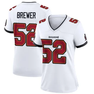 C.J. Brewer Tampa Bay Buccaneers Women's Game Nike Jersey - White