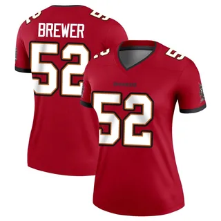 C.J. Brewer Tampa Bay Buccaneers Women's Legend Nike Jersey - Red