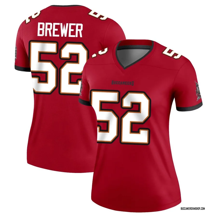 C.J. Brewer Tampa Bay Buccaneers Women's Legend Nike Jersey - Red