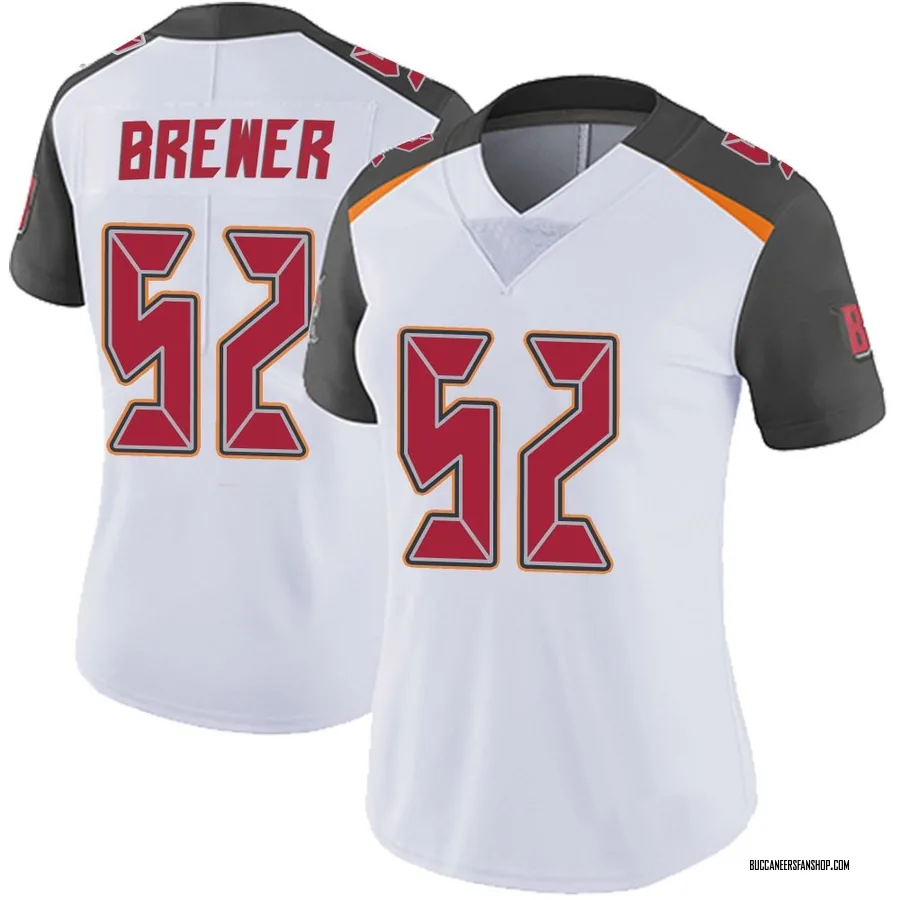 C.J. Brewer Tampa Bay Buccaneers Women's Limited Vapor Untouchable Nike Jersey - White