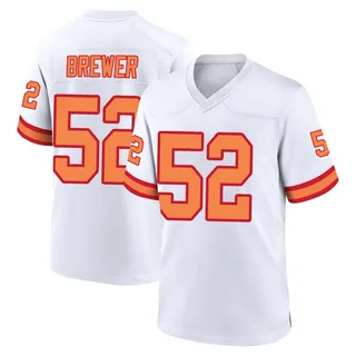 C.J. Brewer Tampa Bay Buccaneers Youth Game '76 Nike Jersey - White