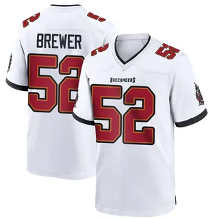 C.J. Brewer Tampa Bay Buccaneers Youth Game Nike Jersey - White