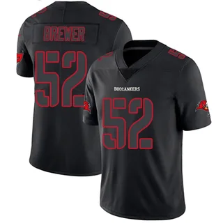 C.J. Brewer Tampa Bay Buccaneers Youth Limited Nike Jersey - Black Impact