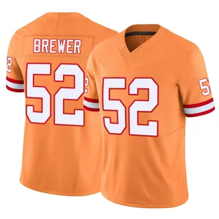 C.J. Brewer Tampa Bay Buccaneers Youth Limited Vapor F.U.S.E. Nike Jersey - Orange