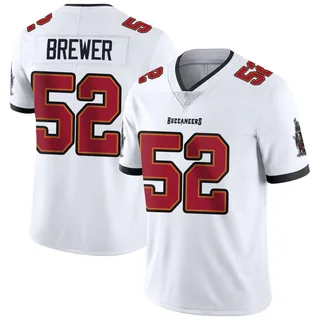 C.J. Brewer Tampa Bay Buccaneers Youth Limited Vapor Untouchable Nike Jersey - White