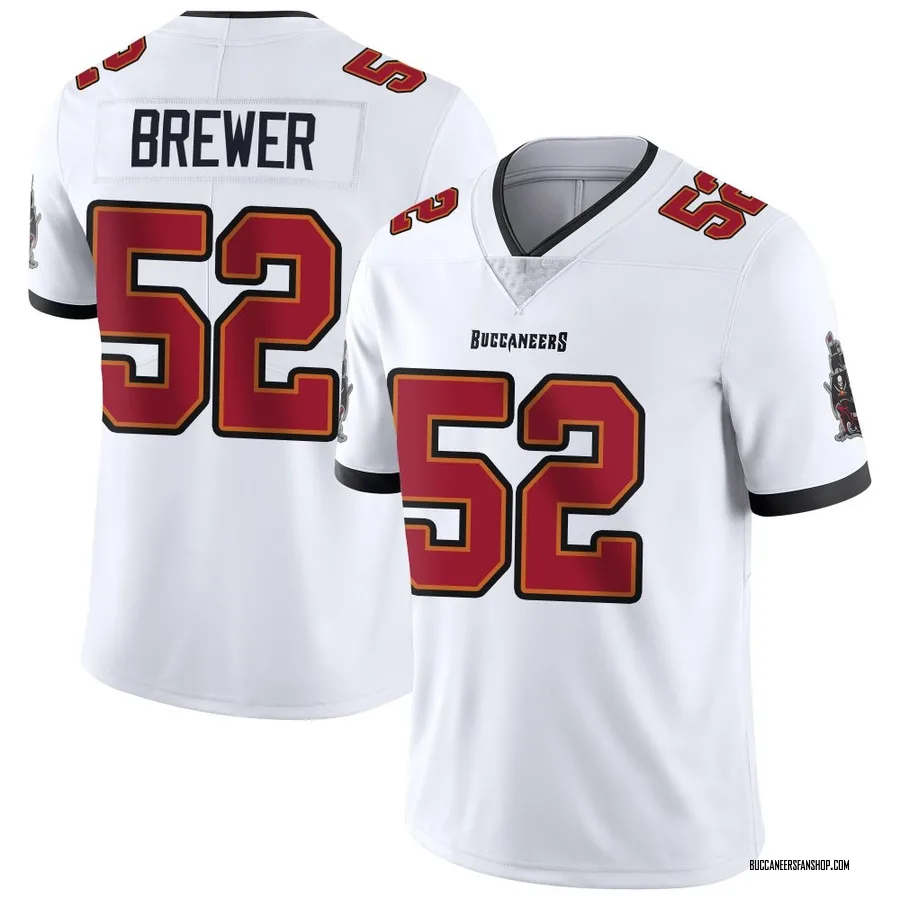 C.J. Brewer Tampa Bay Buccaneers Youth Limited Vapor Untouchable Nike Jersey - White