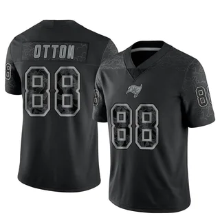 Cade Otton Tampa Bay Buccaneers Men's Limited Reflective Jersey - Black