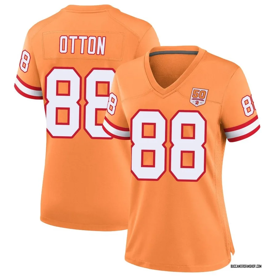 Cade Otton Tampa Bay Buccaneers Women's Game sicle 50th Season Nike Jersey - Cream