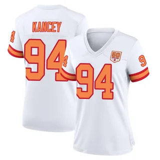 Calijah Kancey Tampa Bay Buccaneers Women's Game '76 50th Season Nike Jersey - White