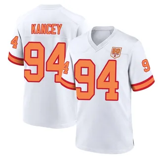 Calijah Kancey Tampa Bay Buccaneers Youth Game '76 50th Season Nike Jersey - White