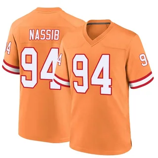 Carl Nassib Tampa Bay Buccaneers Men's Game Throwback Jersey - Orange
