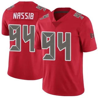 Carl Nassib Tampa Bay Buccaneers Men's Limited Color Rush Nike Jersey - Red