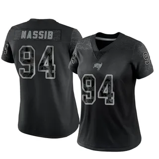 Carl Nassib Tampa Bay Buccaneers Women's Limited Reflective Nike Jersey - Black
