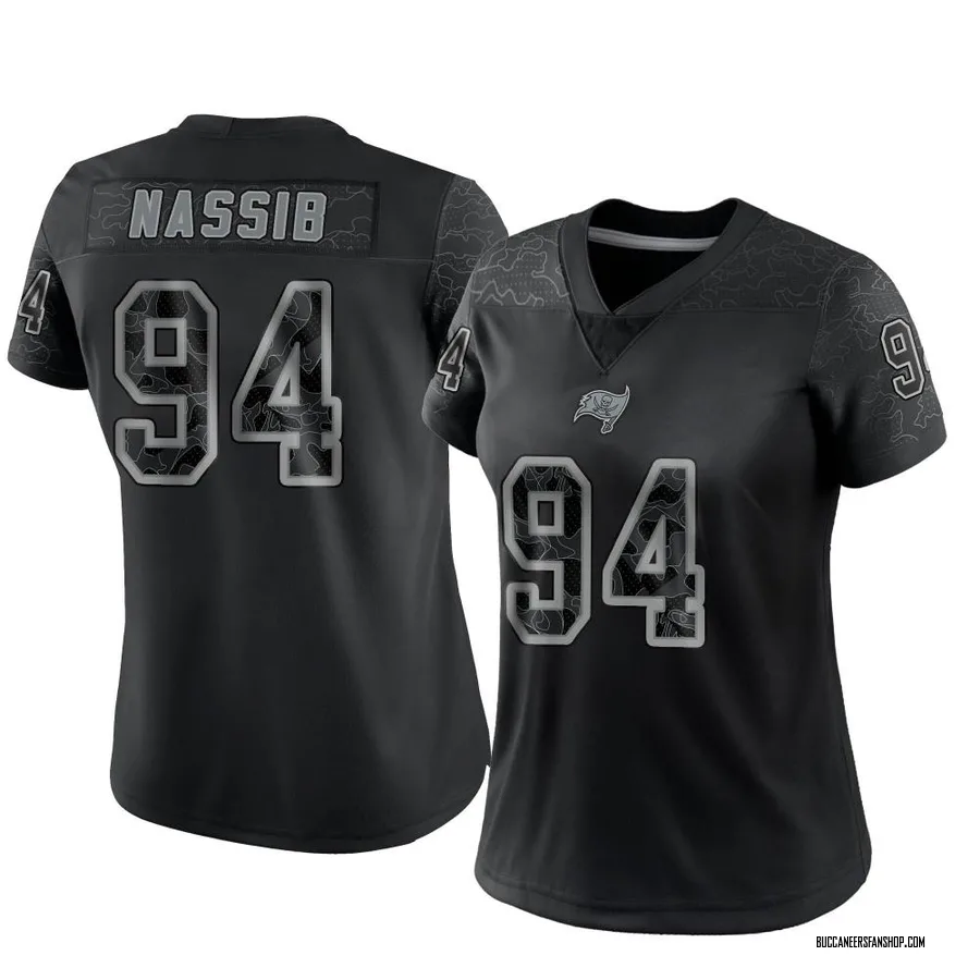 Carl Nassib Tampa Bay Buccaneers Women's Limited Reflective Nike Jersey - Black