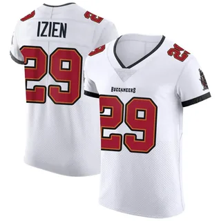 Christian Izien Tampa Bay Buccaneers Men's Elite Vapor Nike Jersey - White