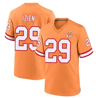 Christian Izien Tampa Bay Buccaneers Men's Game sicle 50th Season Nike Jersey - Cream
