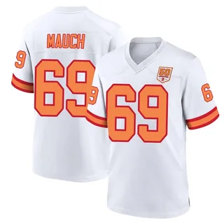 Cody Mauch Tampa Bay Buccaneers Youth Game '76 50th Season Nike Jersey - White