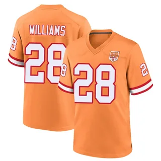 Damarion Williams Tampa Bay Buccaneers Youth Game sicle 50th Season Nike Jersey - Cream