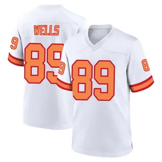 David Wells Tampa Bay Buccaneers Men's Game '76 Nike Jersey - White