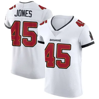 Deion Jones Tampa Bay Buccaneers Men's Elite Vapor Nike Jersey - White