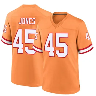 Deion Jones Tampa Bay Buccaneers Youth Game Throwback Nike Jersey - Orange