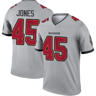 Deion Jones Tampa Bay Buccaneers Youth Legend Inverted Nike Jersey - Gray