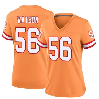 Desmond Watson Tampa Bay Buccaneers Women's Game Throwback Nike Jersey - Orange