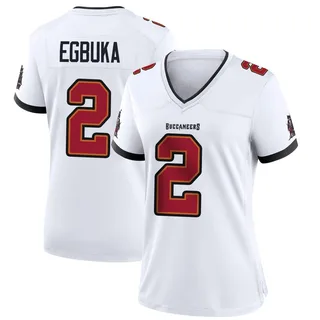 Emeka Egbuka Tampa Bay Buccaneers Women's Game Nike Jersey - White